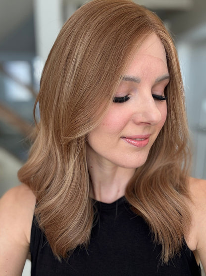 18" Monika LOB Comfort Cap Lace Top Wig (S) (FINAL SALE) Alexwigs