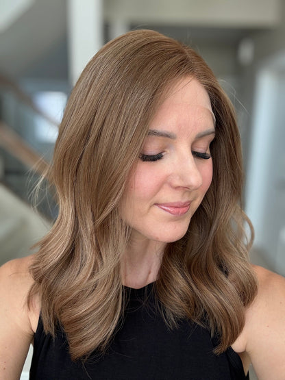 18" Justine LOB Comfort Cap Lace Top Wig (M) Alexwigs