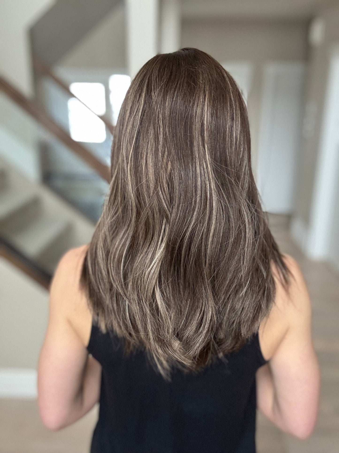 19" Monica LOB Comfort Cap Lace Top Wig (S) Alexwigs