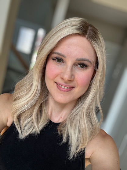 18" Katie LOB Comfort Cap Lace Top Wig (S) Alexwigs