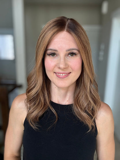 18" Elana LOB Comfort Cap Lace Top Wig (M) (FINAL SALE) Alexwigs