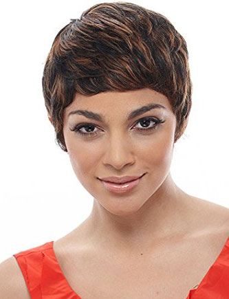 Janet Collection 100% Human Hair Wig MOMMY STRAIGHT or SHORT STOP Alexwigs