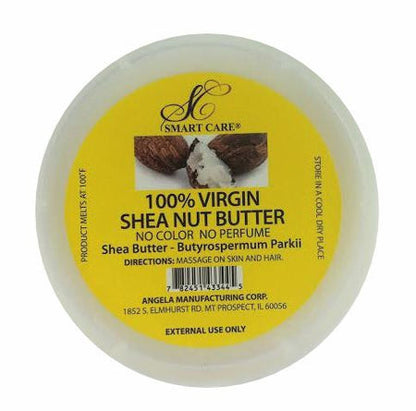 Smart Care White 100% Virgin Shea Nut Butter 1 oz / 8 oz / 15 oz Alexwigs