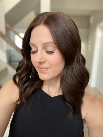 18" Callie Luxury Cap Lace Top Wig (XS) Alexwigs