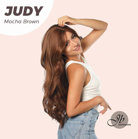JBEXTENSION 26 Inches Long Curly Mocha Brown Wig JUDY MOCHA BROWN Alexwigs