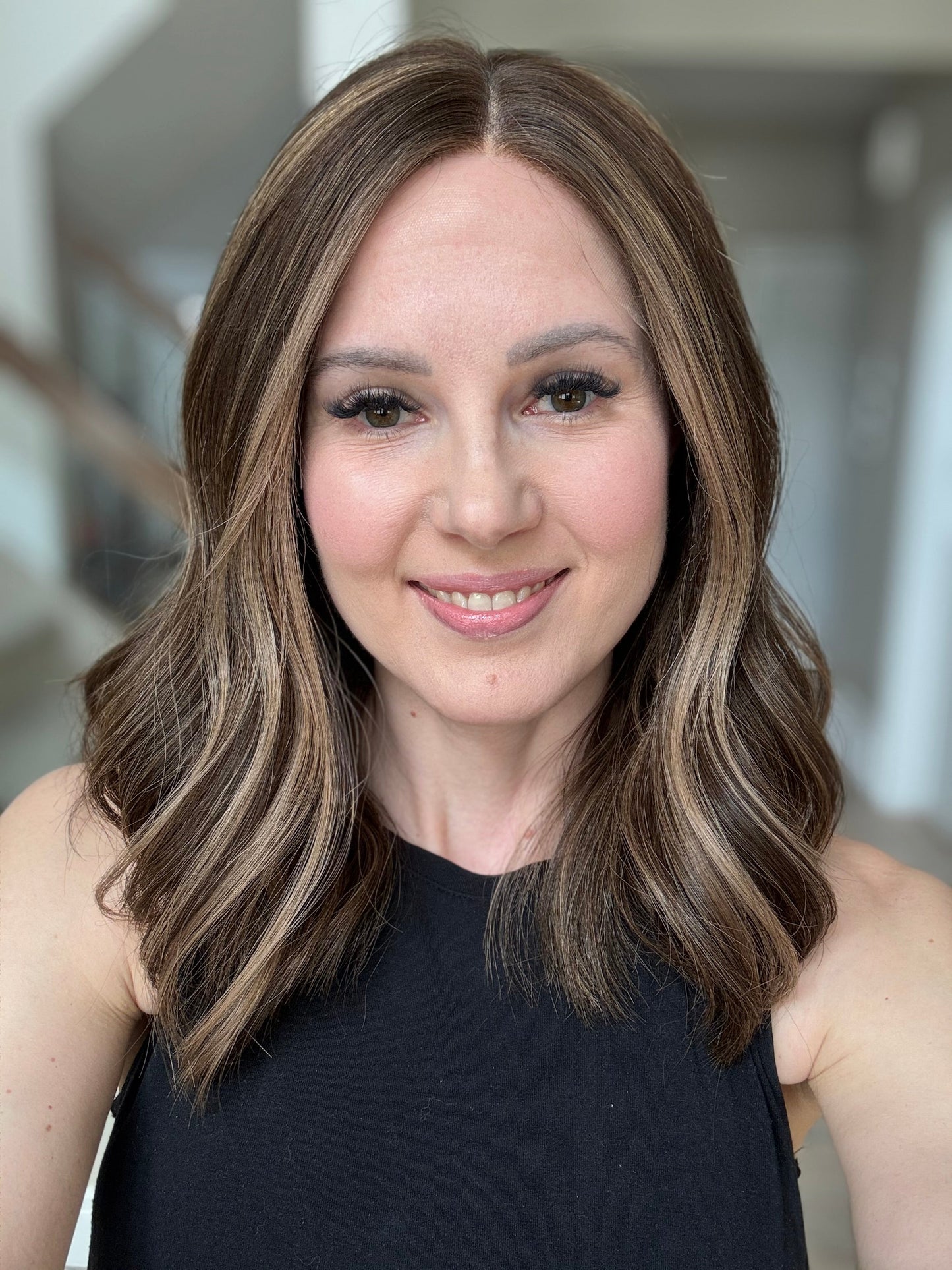 18" Mia LOB Comfort Cap Lace Top Wig (M) (FINAL SALE) Alexwigs