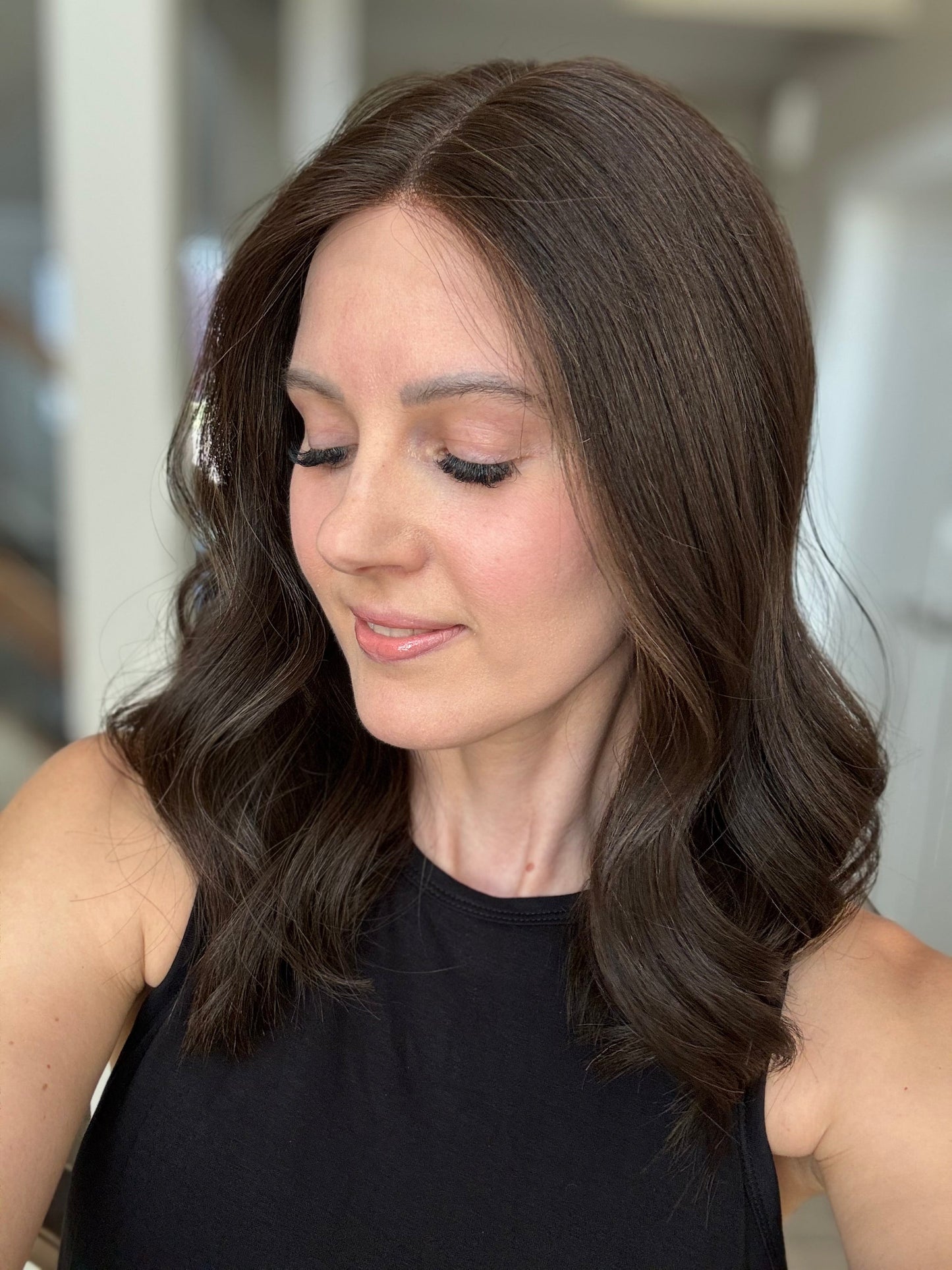 18" Mira LOB Comfort Cap Lace Top Wig (M) (FINAL SALE) Alexwigs