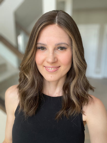 18" Mia Lob Comfort Cap Silk Top Wig (S) Alexwigs