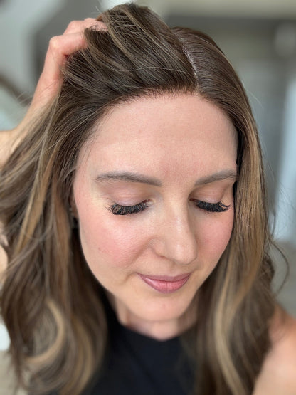 18" Mia LOB Comfort Cap Silk Top Wig (M) Alexwigs