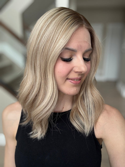 18" Katie Comfort Cap Silk Top Wig (M) (FINAL SALE) Alexwigs