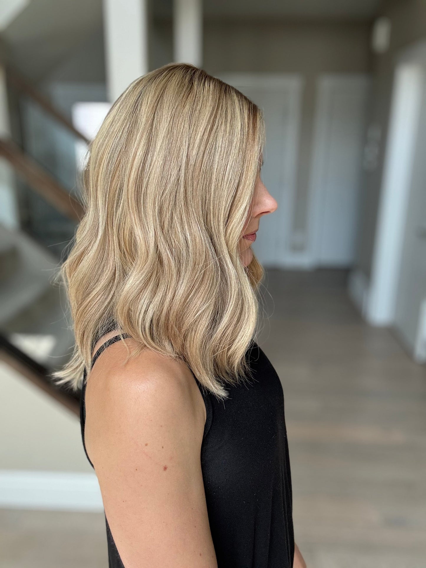 18" Cara LOB Comfort Cap Silk Top Wig (S) Alexwigs