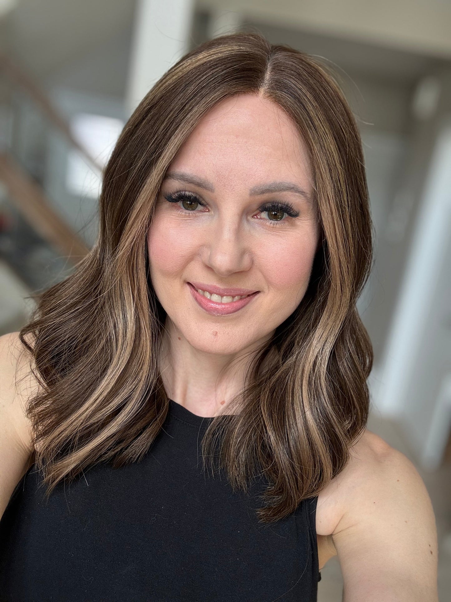 18" Mia LOB Comfort Cap Lace Top Wig (S) Alexwigs