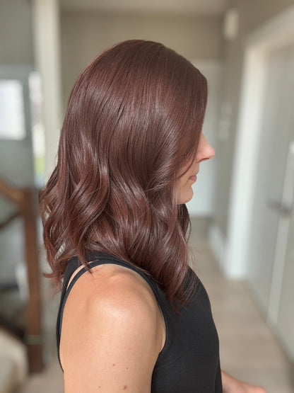 18" Scarlett LOB Comfort Cap Lace Top Wig (M) Alexwigs