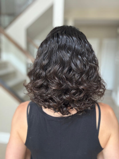 14" Mira Wavy Luxury Cap Lace Top Wig (M) (FINAL SALE) Alexwigs