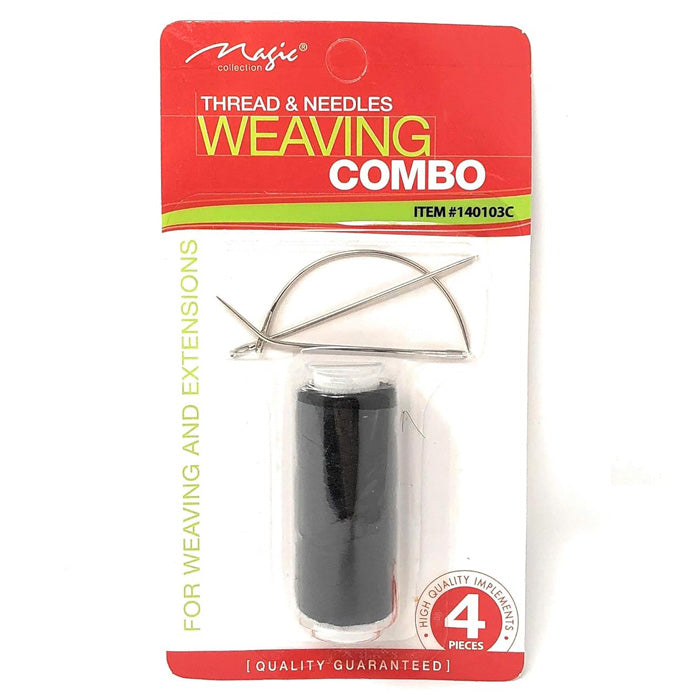 Magic Thread & Three Needles Weaving Combo Black Alexwigs