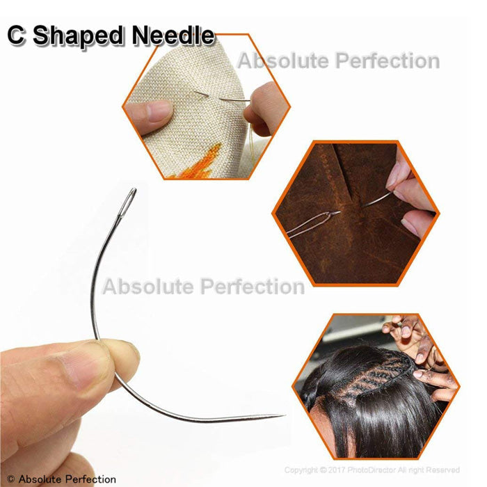 Magic Thread & Three Needles Weaving Combo Black Alexwigs