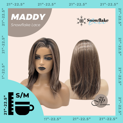 [PRE-ORDER] JBEXTENSION 18 Inches Pine Cones Pre-Cut Snowflake Lace Frontlace Glueless Wig MADDY SNOWFLAKE【PERMATEASE】【BENDY EAR TABS】 Alexwigs