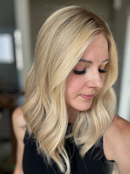 18" Cara LOB Comfort Cap Lace Top Wig (S) Alexwigs