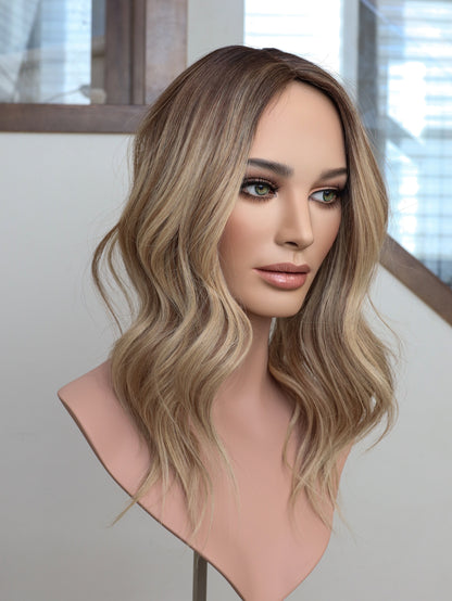 18" 9x9 Tori Silk Top Topper (FINAL SALE) Alexwigs