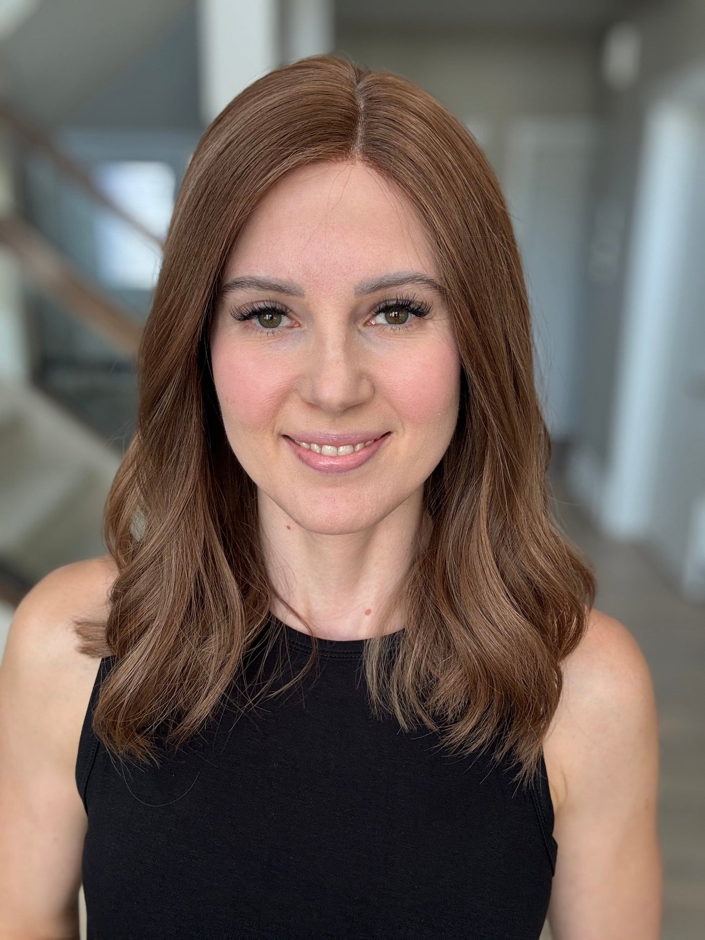 18" Christina LOB Comfort Cap Lace Top Wig (M) Alexwigs