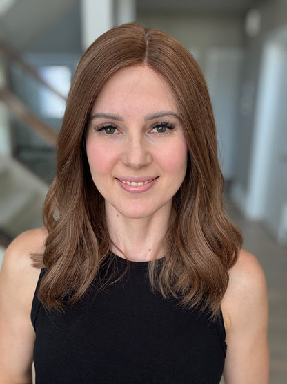 18" Christina LOB Comfort Cap Lace Top Wig (M) Alexwigs