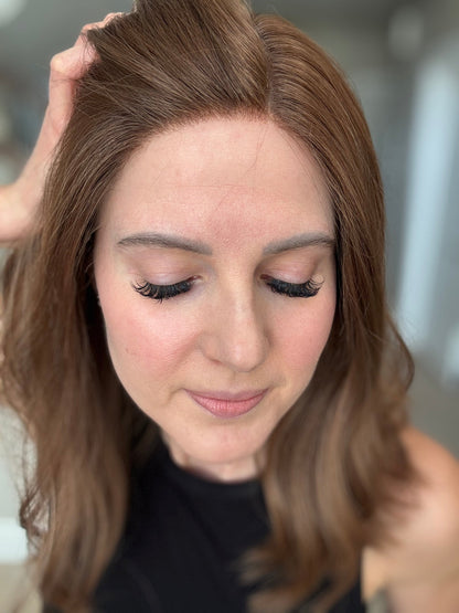 18" Christina LOB Comfort Cap Lace Top Wig (M) Alexwigs