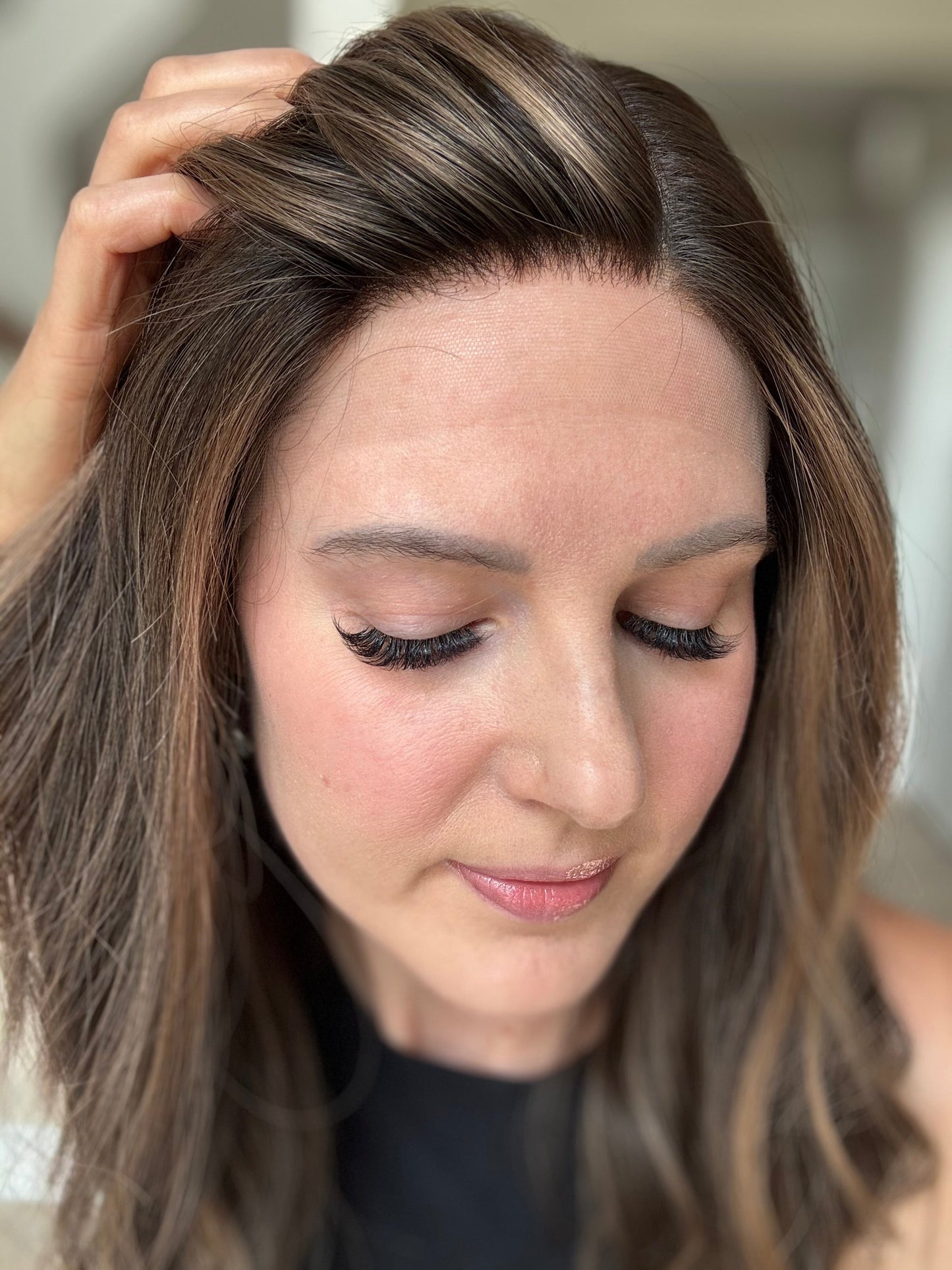 18" Liv LOB Comfort Cap Silk Top Wig (S) Alexwigs