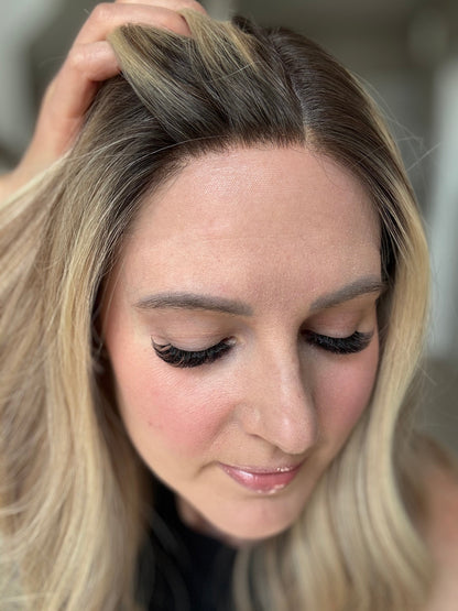 18" Olivia LOB Comfort Cap Silk Top Wig (M) Alexwigs