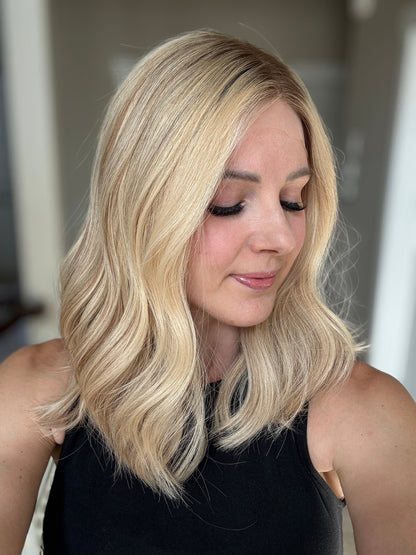 18" Cara LOB Comfort Cap Lace Top Wig (M) Alexwigs