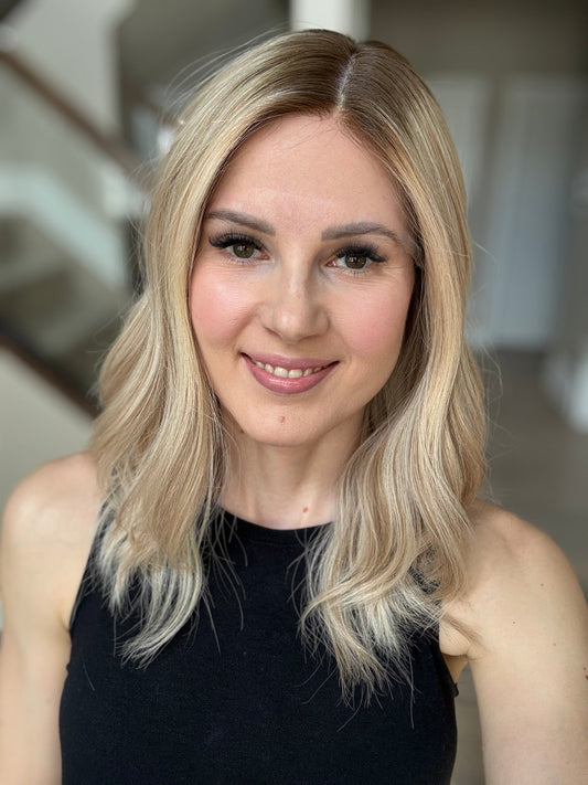 17" Katie Comfort Cap Silk Top Wig (M) (FINAL SALE) Alexwigs