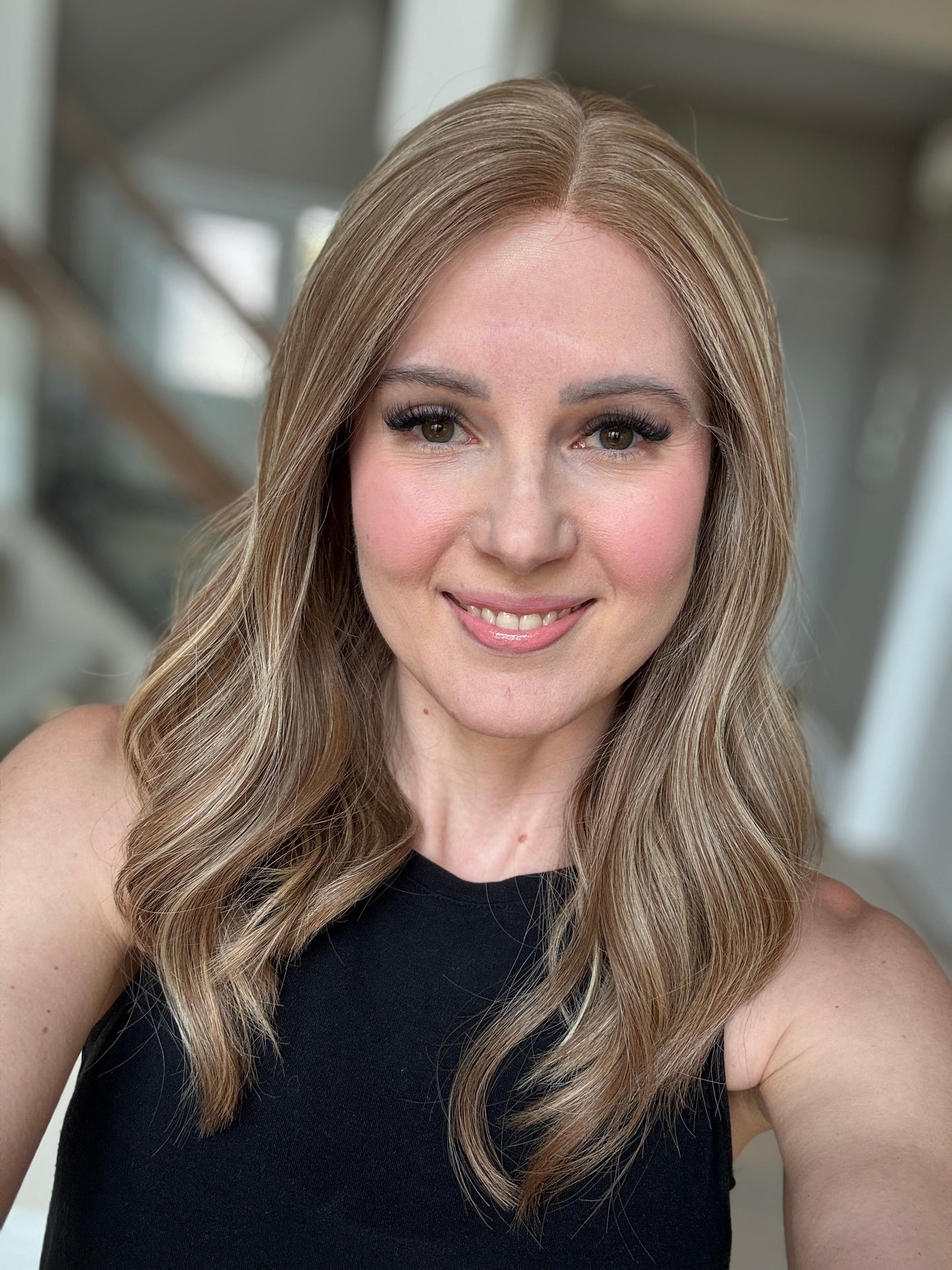 18" Janelle Luxury Cap Lace Top Wig (XS) Alexwigs