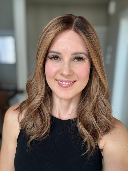 18" Elana LOB Comfort Cap Lace Top Wig (M) (FINAL SALE) Alexwigs