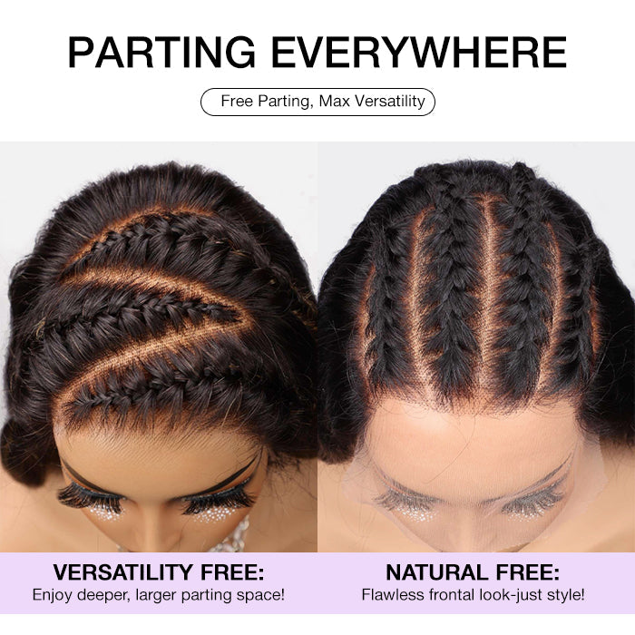 #4 Chocolate Brown Wig Deep Wave 13x6 HD Transparent Lace Frontal Wigs Pre-Colored Human Hair Wigs Alexwigs