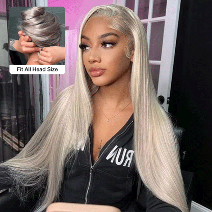 #P18/613 Highlight 13x6 Full Lace Frontal Straight Drawstring Wigs Pre Plucked HD Lace Human Hair Wigs Alexwigs