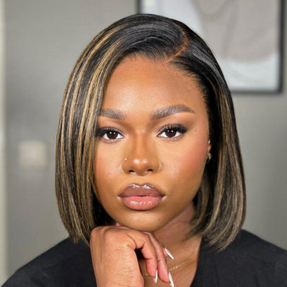 2 Wigs Set | New In Burmese Curly 5x5 HD Lace Wig & M1b/27 Blonde Highlight Lace Human Hair Wig Alexwigs