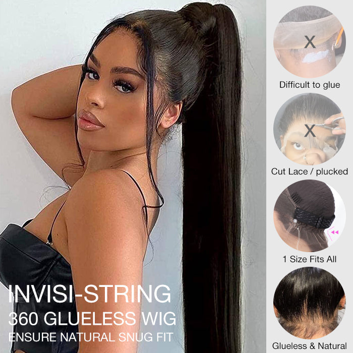 +$9.9 Get A Wig | Kinky Curly 360 Fit Wear Go Wigs Bleached Knots Glueless Human Hair Wigs With Invisi String Alexwigs