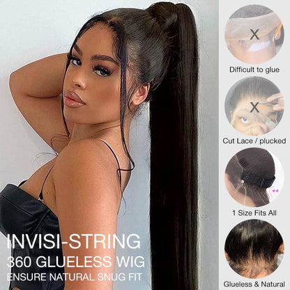+$9.9 Get A Wig | Kinky Curly 360 Fit Wear Go Wigs Bleached Knots Glueless Human Hair Wigs With Invisi String Alexwigs