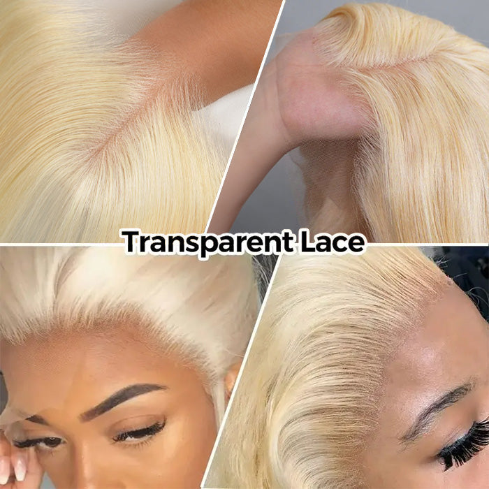 #613 Blonde Body Wave Pull Go Drawstring 13x6 Full Lace Front Glueless Wig Alexwigs