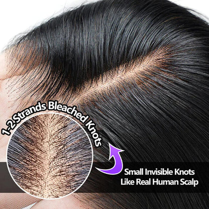 13x4 Pre-Cut Lace Front Straight Wig Real Ear To Ear Pre-Cut & Pre-Pluck & Pre-Bleached Pre-All Wig Alexwigs