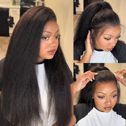 +$9.9 Get A Wig | Kinky Curly 360 Fit Wear Go Wigs Bleached Knots Glueless Human Hair Wigs With Invisi String Alexwigs