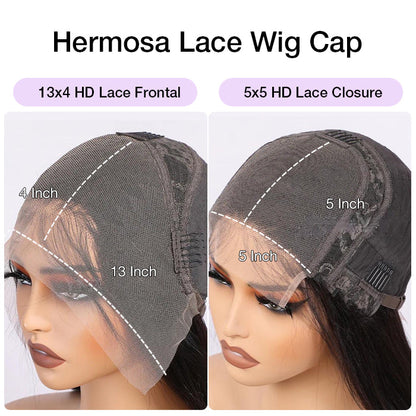 2 Wigs Set | Curly Hair 13x4 HD Lace Frontal Wig & #613 Blonde 5x5 HD Lace Bob Wig Alexwigs