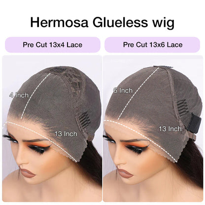 13x6 HD Lace Frontal Wigs Caramel Ombre Color Glueless Wig Loose Body Wave 100% Human Hair Wig Alexwigs