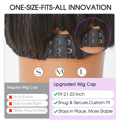 #4 Chocolate Brown Color Glueless Ready & Go Wig 8*5 Pre Cut HD Lace Closure Wigs Alexwigs