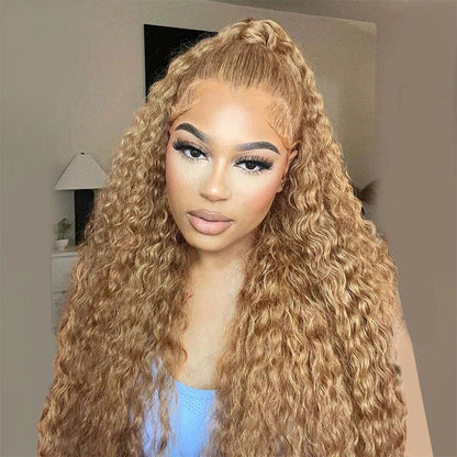 #27 Colored Lace Front Wigs For Women 13*4 HD Lace Straight & Body Wave Human Hair Wigs Alexwigs