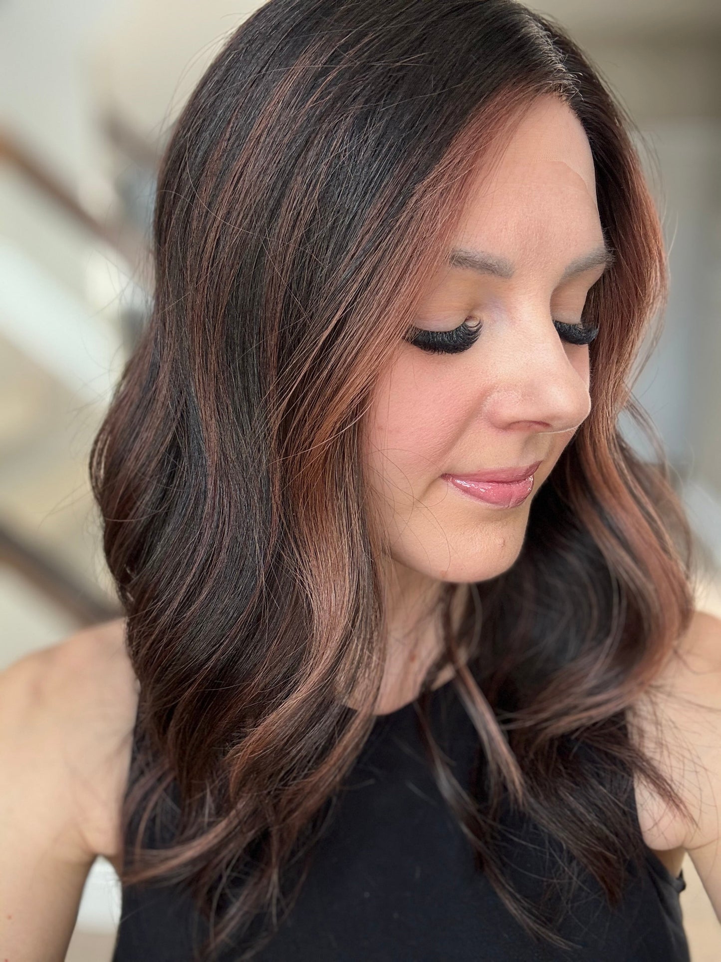 20" Carissa Comfort Cap Lace Top Wig (XS) Alexwigs