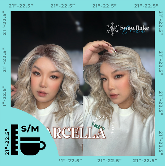 [PRE-ORDER] JBEXTENSION 15 Inches Blonde Pre-Cut Side Part Snowflake Lace Frontlace Glueless Wig MARCELA【BENDY EAR TABS】 Alexwigs