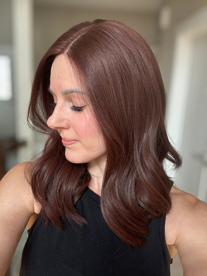 18" Scarlett LOB Comfort Cap Lace Top Wig (M) Alexwigs