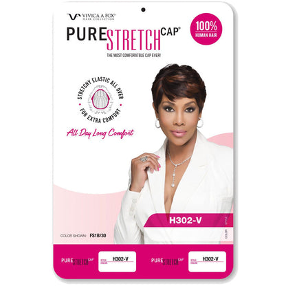 Vivica A Fox Pure Stretch Cap Human Hair Wig - H302