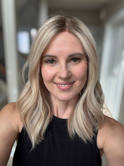 18" Katie LOB Comfort Cap Lace Top Wig (M) Alexwigs