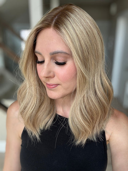 18" Cara LOB Comfort Cap Silk Top Wig (S) Alexwigs